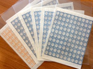 1939 - Serie completa (54/59), in fogli ... 