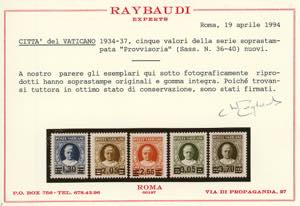 1934/37 - Provvisoria, serie ... 