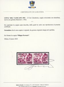 1951 - 25 lire Calcedonia, coppia ... 