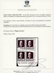 1959 - 30 lire Patti Lateranensi ... 