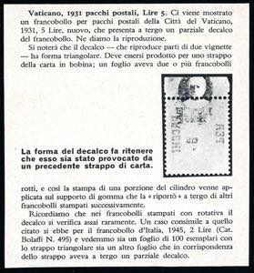 1931 - 5 lire soprastampato per ... 