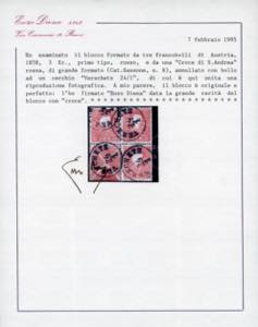 AUSTRIA 1858 - 5 kr. vermiglio, I ... 