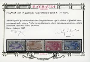 FRANCIA 1917/19 - Orfanelli, serie ... 