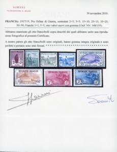 FRANCIA 1917/19 - Orfanelli, serie ... 