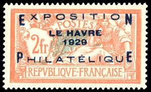 FRANCIA 1929 - 2 + 5 fr. Le Havre (257A), ... 