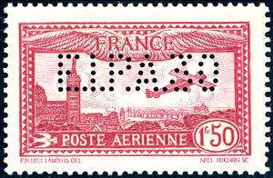 FRANCIA POSTA AEREA 1930 - 1,50 fr. carminio ... 