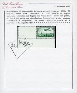 FRANCIA POSTA AEREA 1936 - Aereo ... 