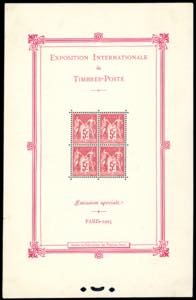 FRANCIA FOGLIETTI 1925 - 5 fr. Esposizione ... 