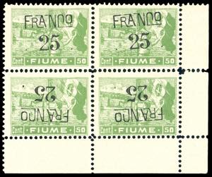 1919/20 - 25 cent. su 50 cent. soprastampato ... 