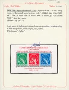 GERMANIA BERLINO FOGLIETTI 1949 - ... 