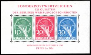 GERMANIA BERLINO FOGLIETTI 1949 - Vittime ... 