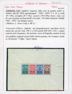 GERMANIA REICH 1933 - Santa ... 