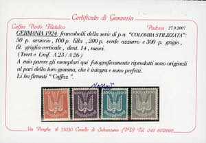 GERMANIA REICH POSTA AEREA 1924 - ... 