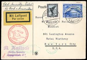 GERMANIA REICH POSTA AEREA 1930 - 2 m. ... 