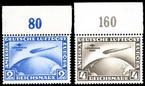 GERMANIA REICH POSTA AEREA 1930 - Zeppelin ... 