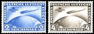 GERMANIA REICH POSTA AEREA 1930 - Zeppelin ... 