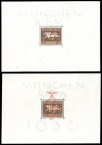 GERMANIA REICH FOGLIETTI 1936/37 - Concorso ... 