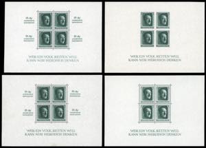 GERMANIA REICH FOGLIETTI 1937 - Hitler, i ... 