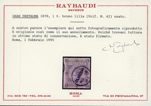 GRAN BRETAGNA 1867/78 - Regina ... 