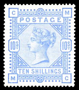 GRAN BRETAGNA 1884 - 10 s. Regina Vittoria ... 