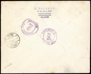 ISLANDA POSTA AEREA 1933 - ... 