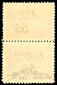 1919/20 - 55 cent. su 1 cor. ... 