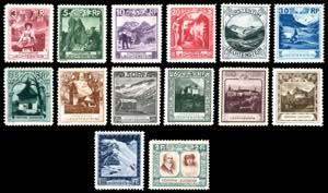 LIECHTENSTEIN 1930 - Soggetti vari, serie ... 