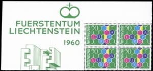 LIECHTENSTEIN 1960 - 50 r. Europa, I ... 