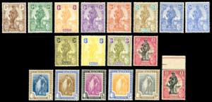 MALTA 1922/25 - Allegorie, serie completa ... 