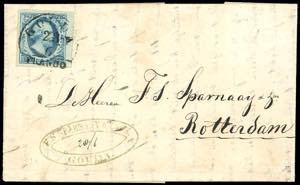 OLANDA 1852 - 5 cent. Re Guglielmo III (1), ... 