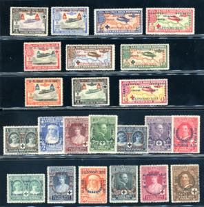 SPAGNA 1927 - Alfonso XIII, soprastampati, ... 