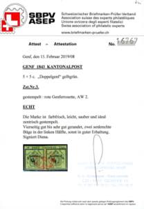 SVIZZERA CANTONALI 1843 - 5 + 5 ... 