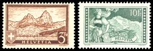 SVIZZERA 1930/31 - Vedute, serie completa ... 