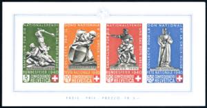 SVIZZERA FOGLIETTI 1940 - Pro Patria, ... 