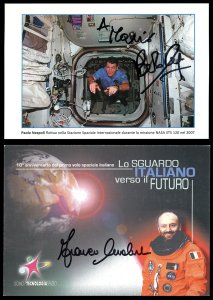 SPAZIO ITALIA 2002/2010 - Due cartoline con ... 