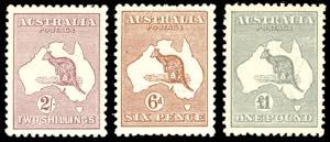 AUSTRALIA 1923 - Canguri, serie completa (SG ... 