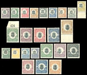 BRITISH COLONIES-TANGANYIKA 1922 - Giraffa, ... 