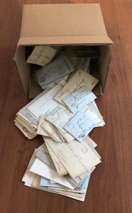 PREFILATELICHE 1800/1870 - Scatola con oltre ... 