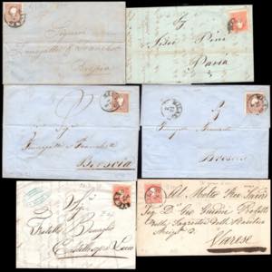 LOMBARDO VENETO 1858/1859 - Sette ... 