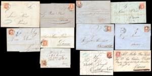 LOMBARDO VENETO 1858/1859 - Sette lettere ... 