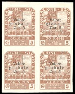 1919 - 5 cor. su 5 cor. soprastampato ... 