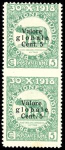 1920 - 5 cent. su 5 cent. soprastampa ... 