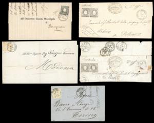 SARDEGNA/REGNO DITALIA 1862/1863  - Quattro ... 