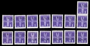 REPUBBLICA SOCIALE ITALIANA POSTA AEREA ... 