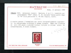 C.L.N. MANTOVA 1945 - Collezione ... 