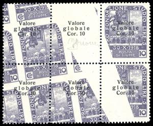 1920 - 10 cor. su 10 cor. soprastampato ... 