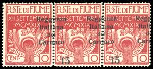 1920 - 15 cent. su 10 cent. soprastampato ... 