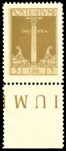 1923 - 3 lire bistro bruno S.Vito, errore di ... 
