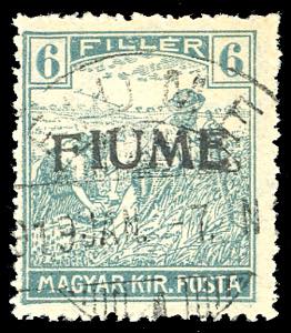 1918 - 6 f. Mietitori soprastampa a mano del ... 