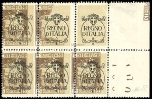 1924 - 15 cent. soprastampato Regno ... 